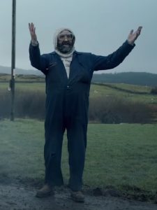 Brian Gittins Brian and Charles David Earl Blue Cotton Jumpsuit