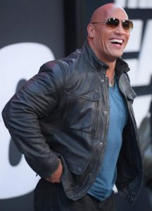 Dwayne Johnson FF8 Premiere Leather Jacket - Image 3