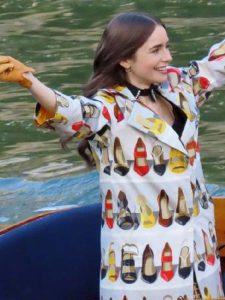 Emily in Paris Emily Lily Collins Trench Coat