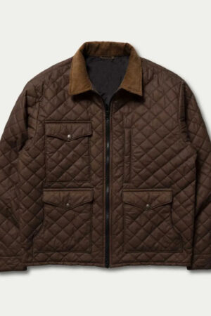 Kevin Costner Yellowstone Season 4 John Dutton Quilted Jacket