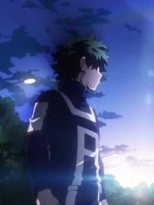 Izuku Midoriya Deku My Hero Academia Blue Leather Costume Jacket