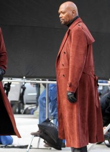 Samuel L Jackson Shaft Leather Coat - Image 3