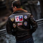 Top Gun Bomber Leather Jacket