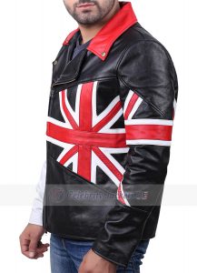British Flag Biker Leather Jacket for Men - Image 6