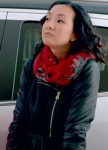 Candy Coated Christmas Real Leather Jacket