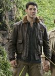Jumanji 2 Nick Jonas Brown Leather Jacket
