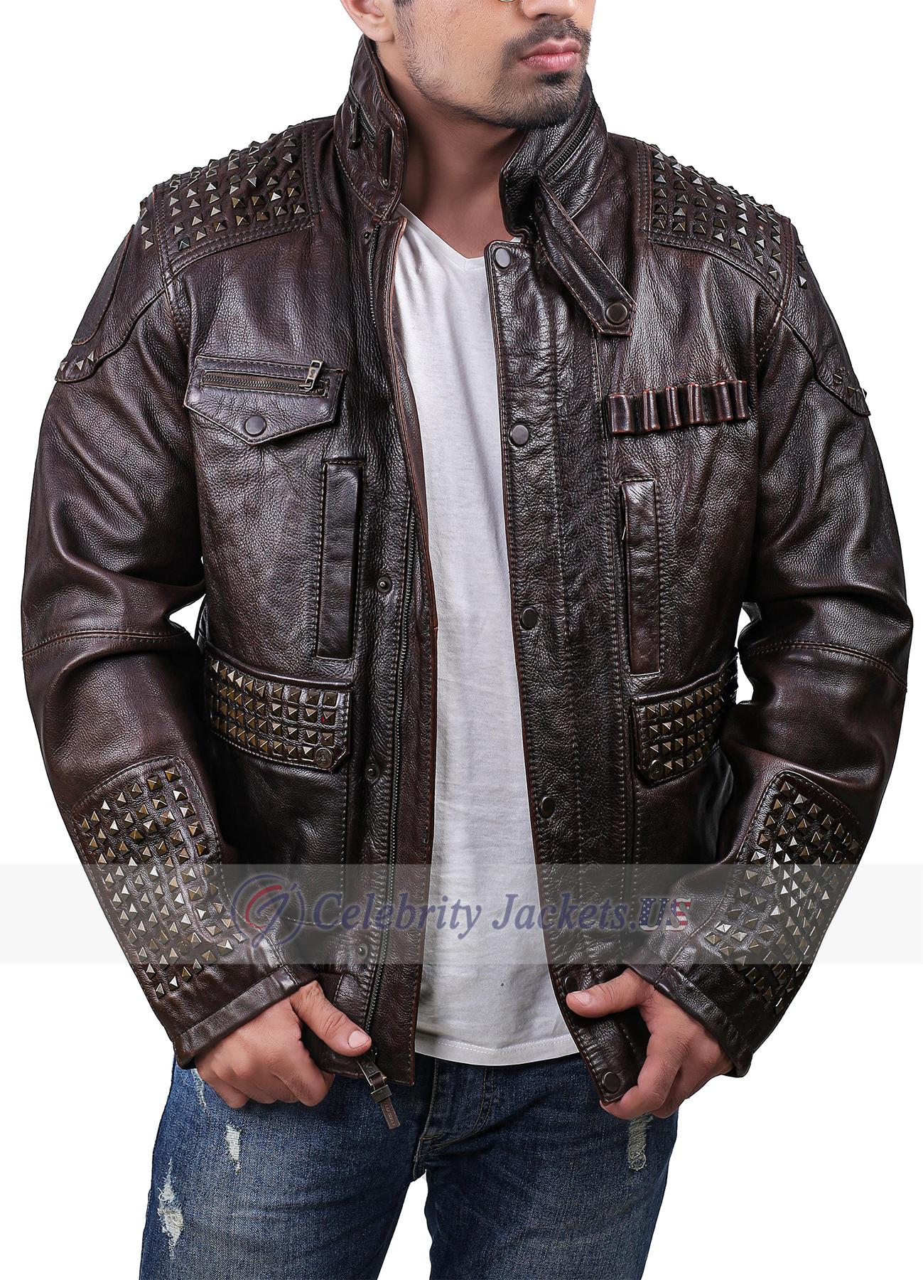 kerris-punk-studed-leather-jacket-1.jpg Kerris Punk Studded Leather Jacket - Image 1