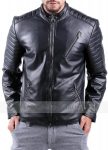 Men's Biker Leather Jacket
