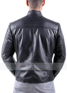 Men's Biker Leather Jacket - Image 2