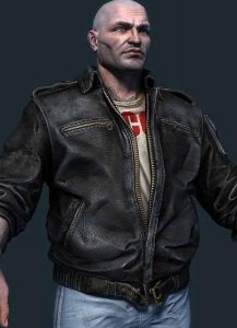 S.T.A.L.K.E.R. 2 Black Trader Leather Jacket