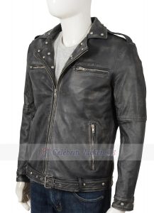 Tunnel Snakes Rule Black Leather Jacket - Image 4