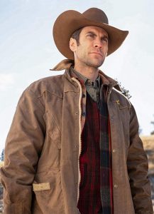 Wes Bentley Yellowstone Jamie Dutton Leather Jacket