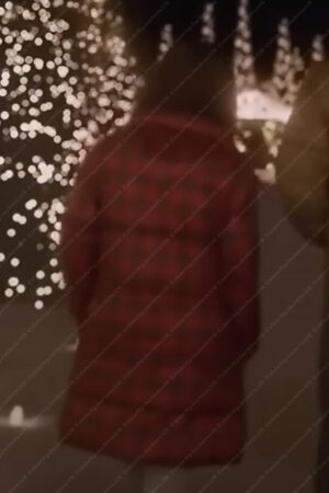 Aimee Garcia Christmas with You Puffer Jacket