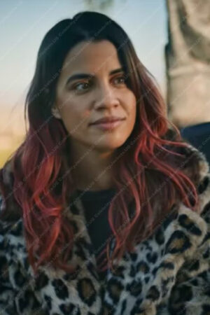 Natalie Morales Fur Coat