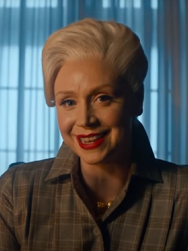 Larissa Weems Wednesday Gwendoline Christie Coat Wednesday Gwendoline Christie Coat