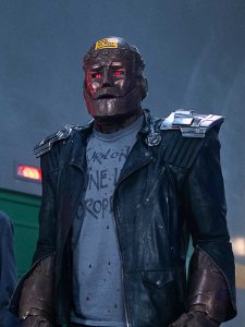 Robotman Doom Patrol Black Leather Jacket