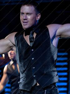 Mike Lane Magic Mike's Last Dance Channing Tatum Black Vest