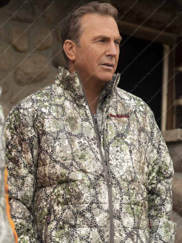 Kevin Costner Yellowstone John Dutton Snake Print Jacket Yellowstone John Dutton Snake Print Jacket