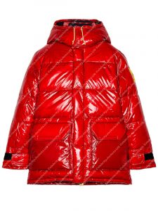 Thomas Doherty Gossip Girl Season 02 Max Wolfe Red Puffer Jacket