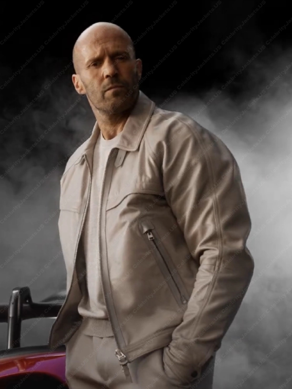 Deckard Shaw Fast X 2023 Jason Statham Leather Jacket Fast X 2023 Jason Statham Jacket