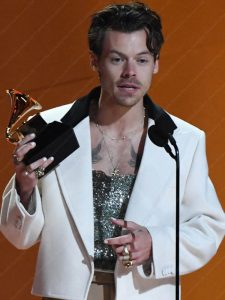 Harry Style Grammy Awards 2023 Red Sequins Jacket