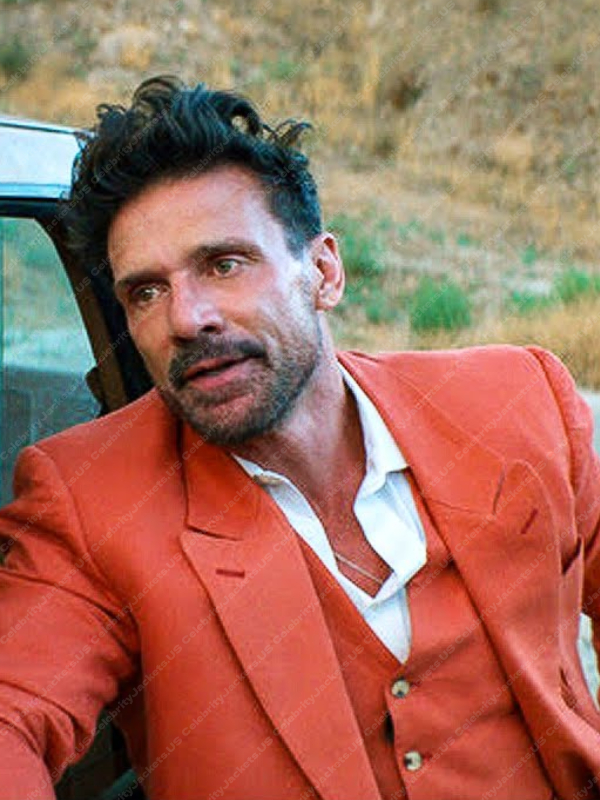 Robert The Resurrection of Charles Manson Frank Grillo Orange Blazer Suit The Resurrection of Charles Manson Frank Grillo Blazer Suit