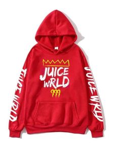 Juice WRLD 999 Pullover Red Hoodie