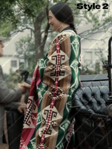 Killers of the Flower Moon Mollie Burkhart Multicolor Woolen Shawl