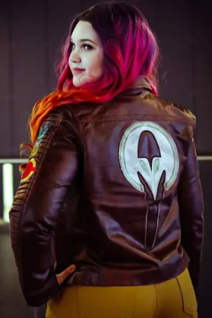 Natasha-Liu-Bordizzo-Ahsoka-Sabine-Wren-Brown-Leather-Jacket