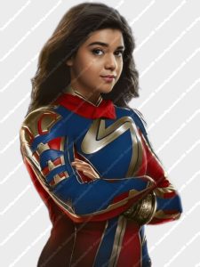 The Marvels 2023 Kamala Khan Leather Jacket