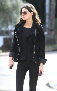 Phoebe Tonkin Australian Actress Biker Jacket