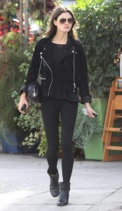 Phoebe Tonkin Australian Actress Black Jacket.