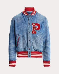 Polo Ralph Lauren Denim Letterman Jacket