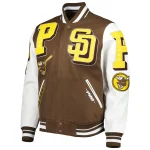 San Diego Padres Logo Varsity Full-zip Jacket