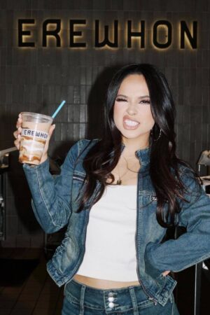 becky g michelin awarded hotspot “juliet” in la blue denim jacket