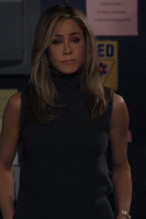 Alex Levy The Morning Show S03 Jennifer Aniston Turtleneck Vest