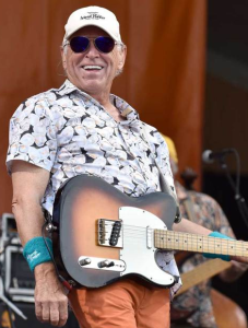 American Singer- Songwriter Jimmy Buffet White Shirt