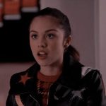 American Singer- Songwriter Olivia Rodrigo High School Musical Nini Black Leather Jacket.