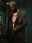Apollo The Changeling 2023 Lakeith Stanfield Checked Plaid Coat