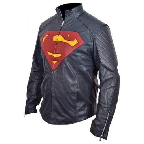Blue Superman Leather Jacket Blue Superman Leather Jacket