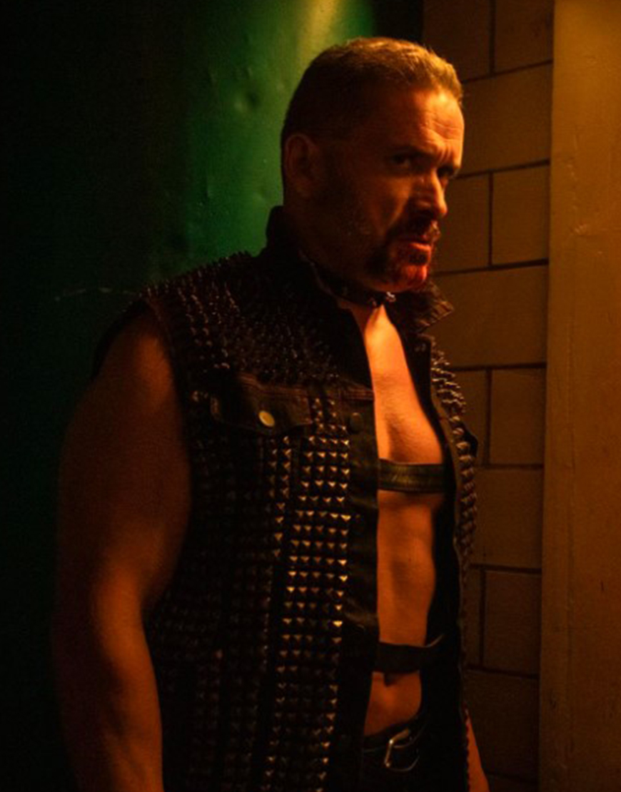Carlos Series Rzr 2023 Jose Rosete Black Leather Studded Vest Carlos Series Rzr 2023 Jose Rosete Black Leather Studded Vest