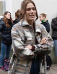 Caro Drake Surprised By Oxford 2023 Rose Reid Grey Coat