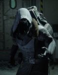 Crossplay Destiny 2 Xur Hooded Black Leather Coat