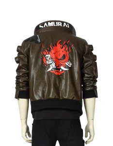 Cyberpunk 2077 Samurai Brown Jacket.