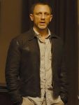Daniel Craig Skyfall James Bond Vintage Brown Leather Jacket