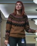 Don’t Look Up Jennifer Lawrence Brown Sweater
