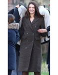 Emma Appleton The Killing Kind 2023 Ingrid Lewis Plaid Coat