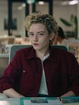 Hanna The Royal Hotel 2023 Julia Garner Red Jacket
