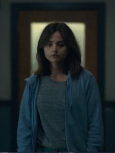 Jenna Coleman Wilderness 2023 Liv Taylor Grey Hoodie.
