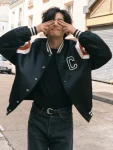 Kim Taehyung Celine Bomber Satin Jacket
